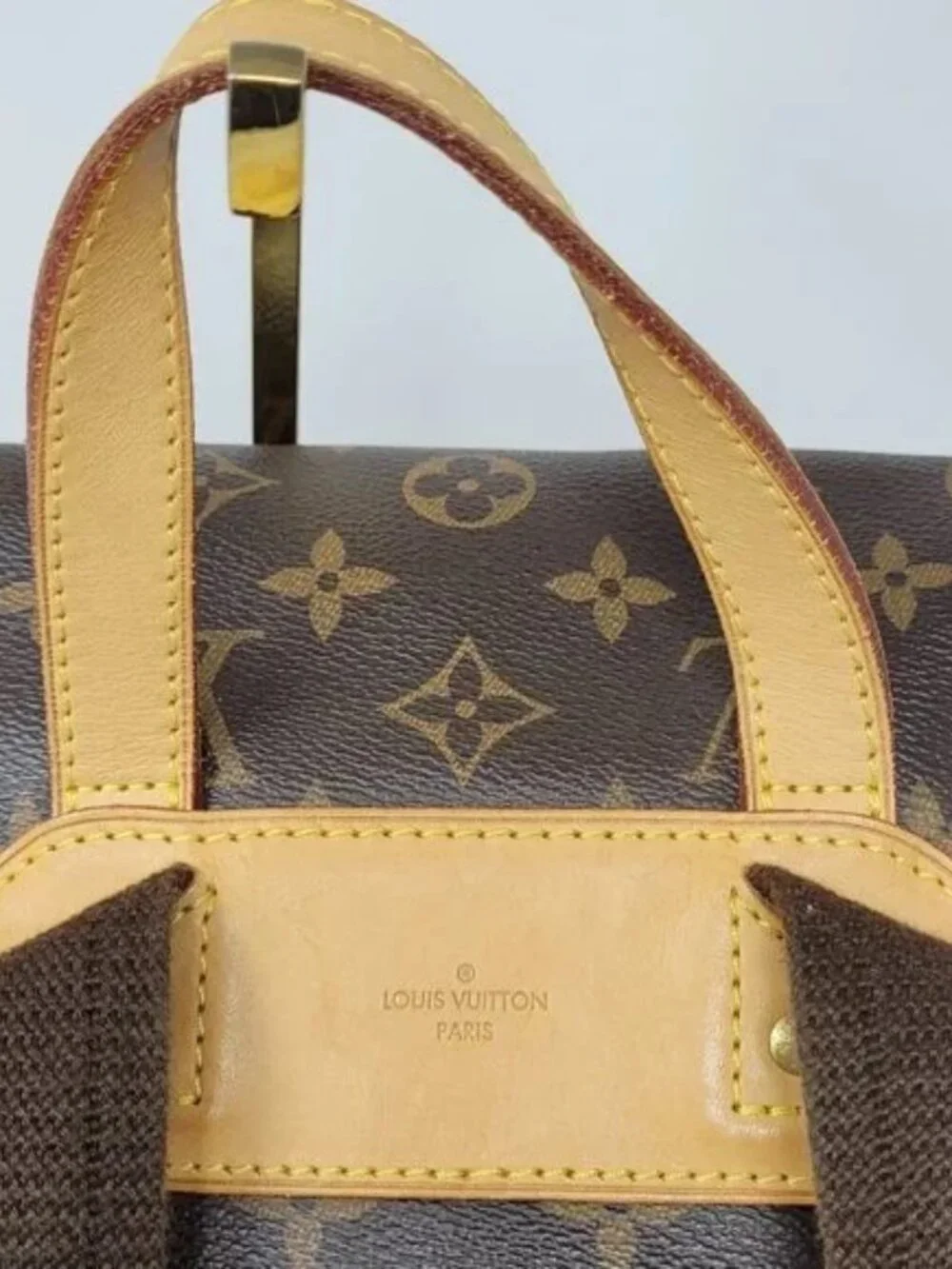 LOUIS VUITTON Monogram Canvas Backpack Sac Ad Bosp
